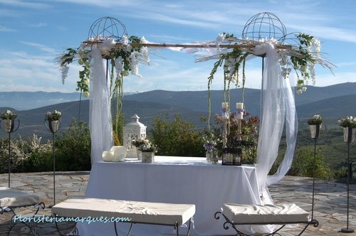 Decoración boda civil