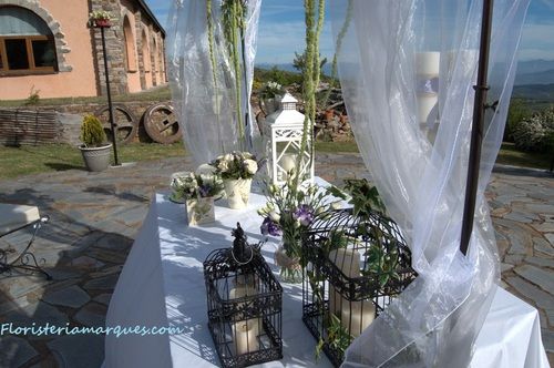 Romántica decoración para un día especial