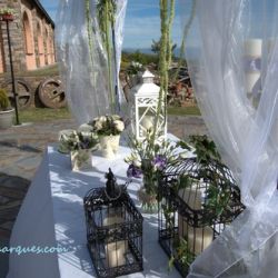 Romántica decoración para un día especial