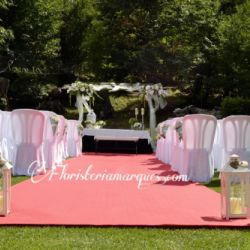 Pérgola para boda civil