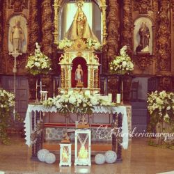 Decoración de iglesia de estilo vintage